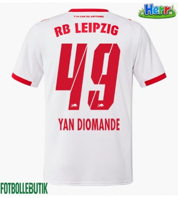 RB Leipzig Yan Diomande #49 Hemmatröja 2025-26 Kortärmad